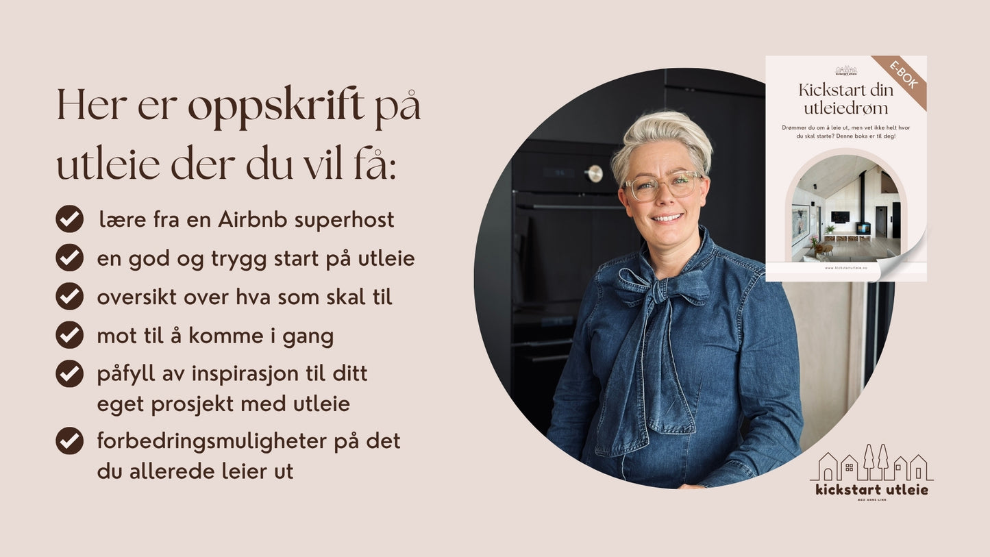 Steg for steg startguide til utleie